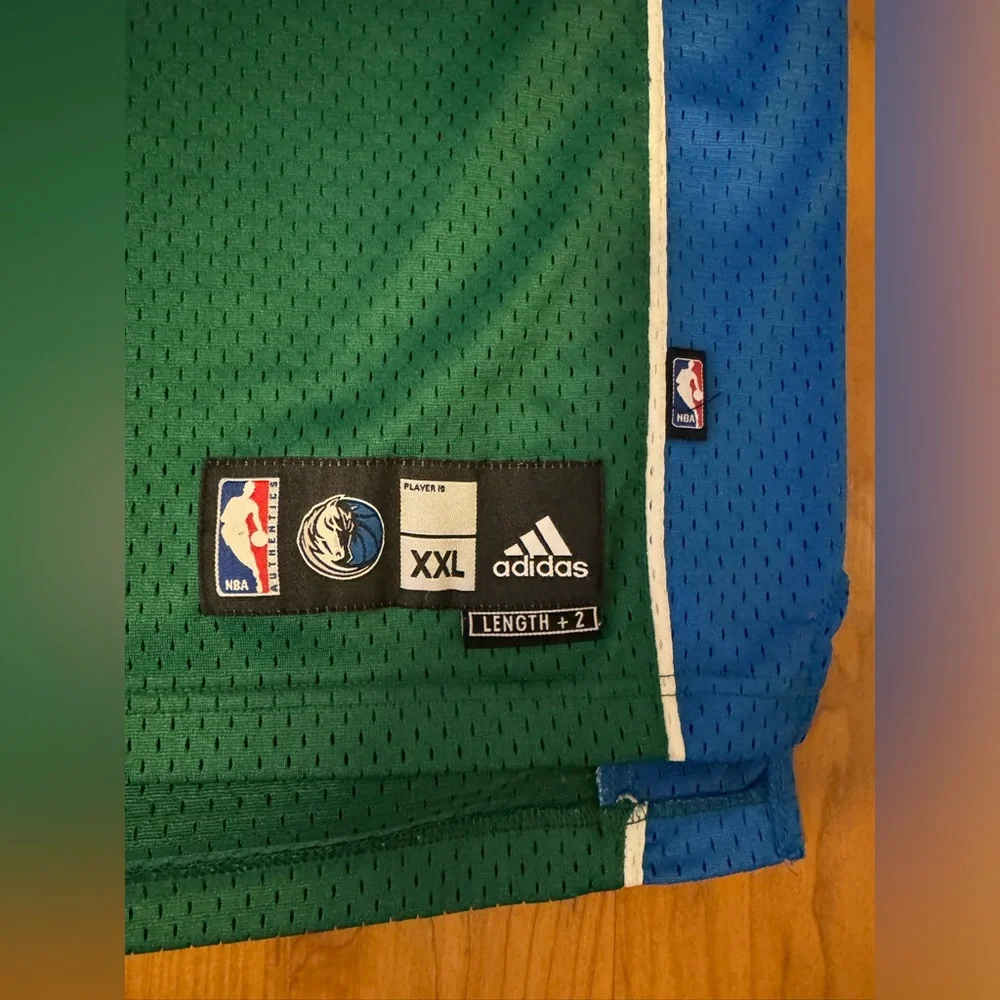 Adidas NBA Dallas Mavericks Basketball Jersey Devin Harris 34 Mav Throwback - Picture 2 of 7